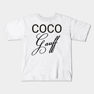 Coco gauff Kids T-Shirt